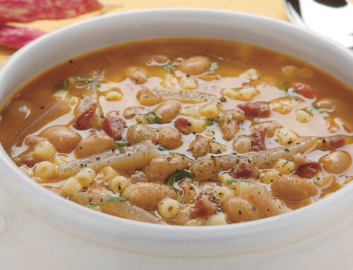 Pasta e legumi cremosissima